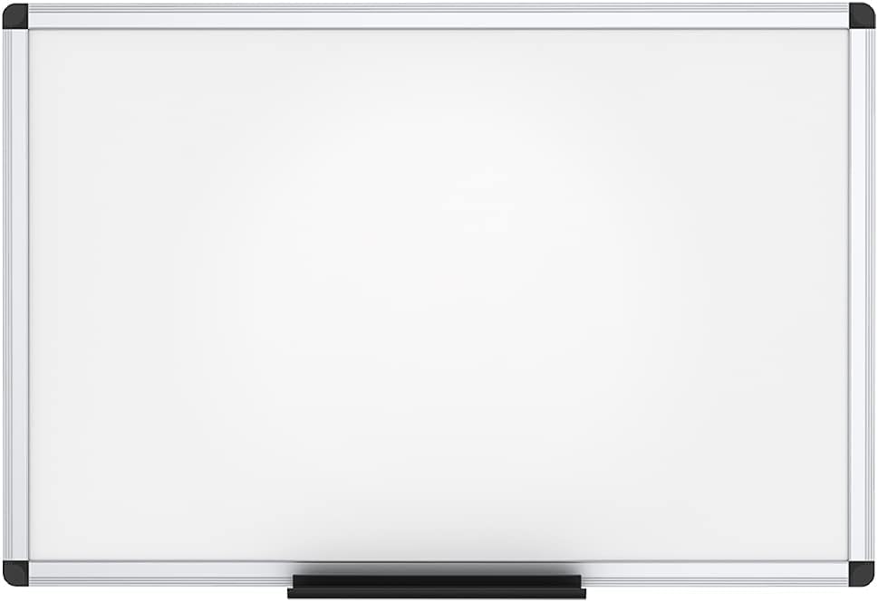 VIZ-PRO Dry Erase Board/Magnetic White Board, 48 X 32 Inches, Silver Aluminium Frame - Image 2